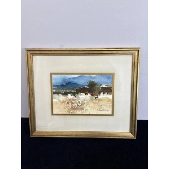 Maureen Brouillette Original Watercolour Painting – Fine Collectible Art Signed - Picture 1 of 8